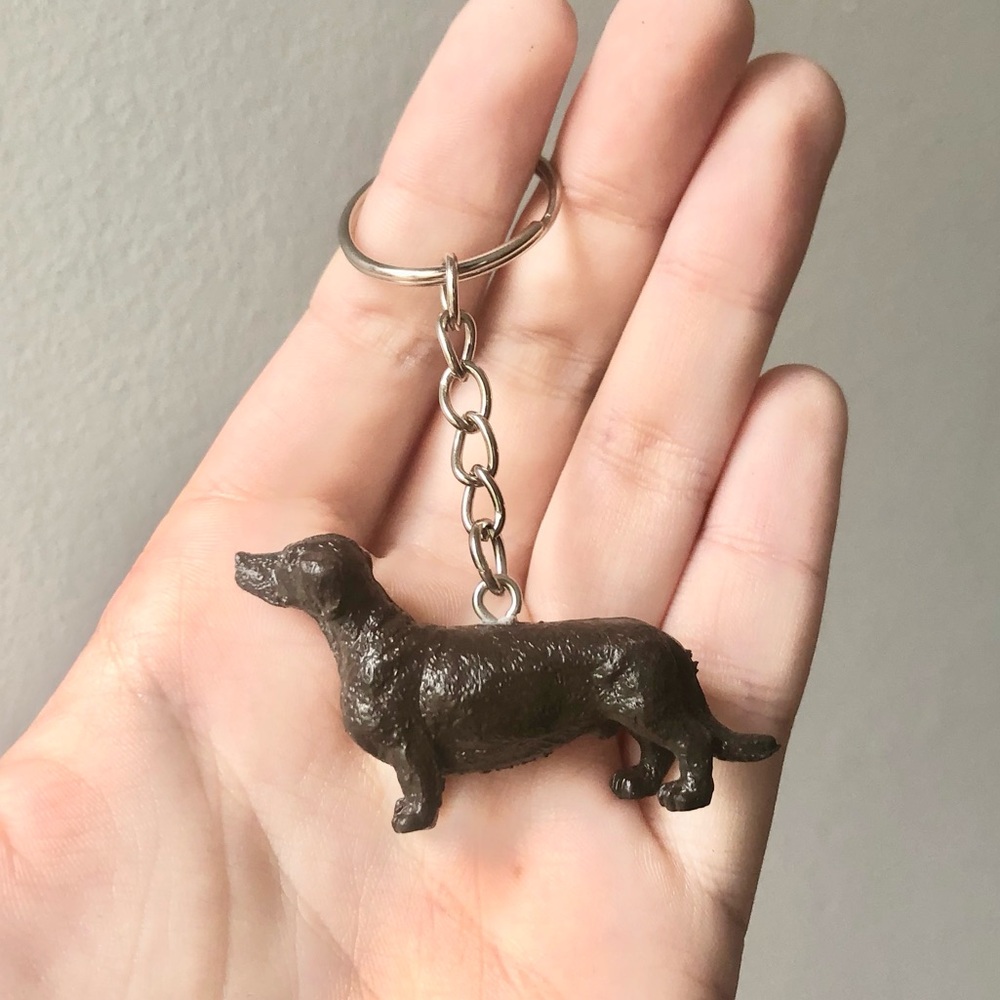 ❤️ Wiener Dog Keychain - Picture 3 of 4